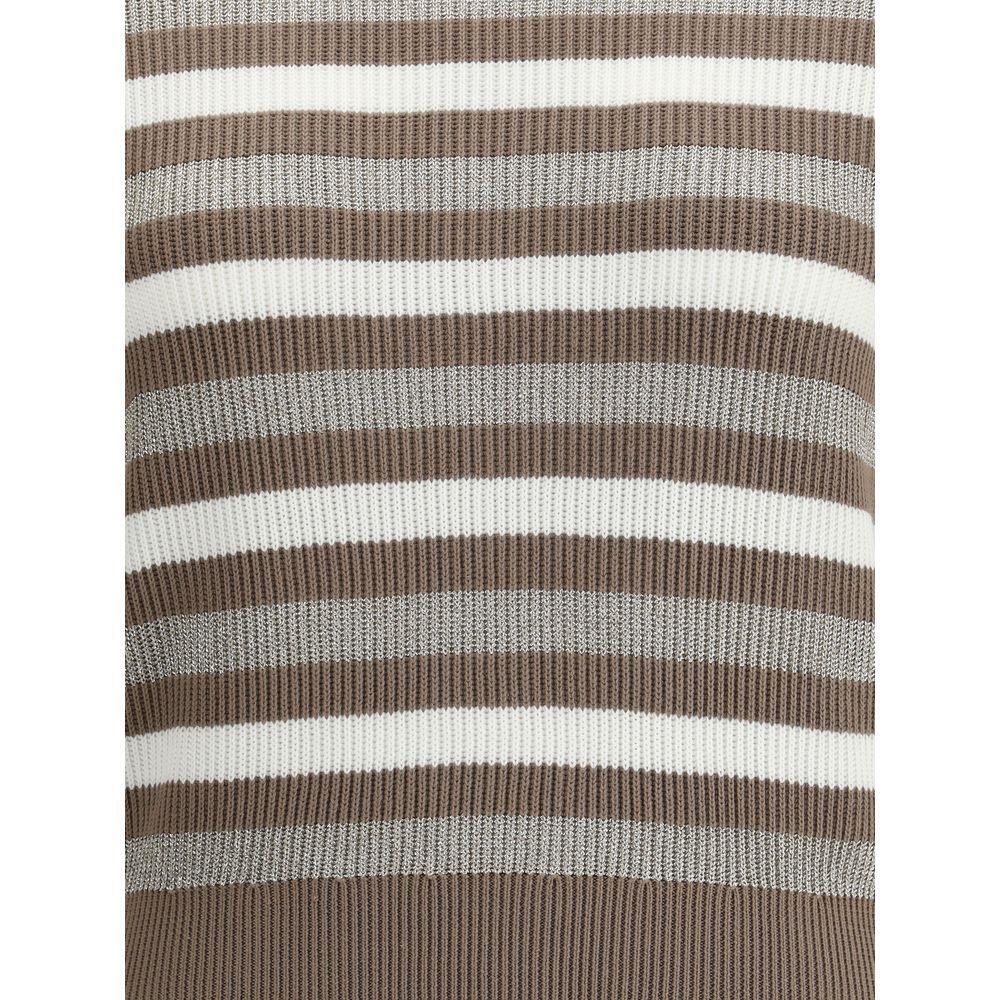 Brunello Cucinelli Sparkling striped Sweater BR-M19251500CZD37-XL