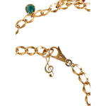 Dolce & Gabbana Gold Tone Brass Fruity Crystal Embellished Waist Chain Belt SMY10409-M