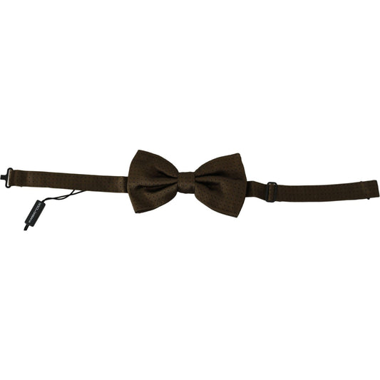 Dolce & Gabbana Brown Polka Dots Silk Adjustable Neck Papillon Men Bow Tie1728,67345645728,Accessories,Bowties - Ties and Formal Accessories - Accessories,Brown,Dolce & Gabbana,Material: 100% Silk,Men,Men - Accessories,New with tags,Ties & Bowties - Men -