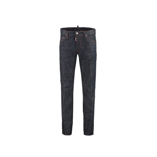 Dsquared² Blue Cotton Skinny Jeans1728,75611013280,Blue,Clothing,Dsquared²,IT46 | S,Jeans Denim - Clothing,Men,New with tags,Skinny Jeans - Jeans Denim - Clothing