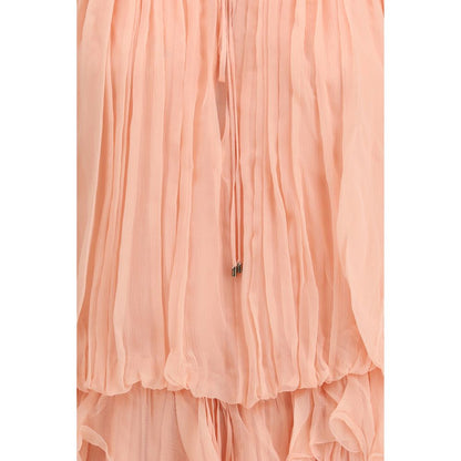 Chloé Multicolor Silk Casual Dress