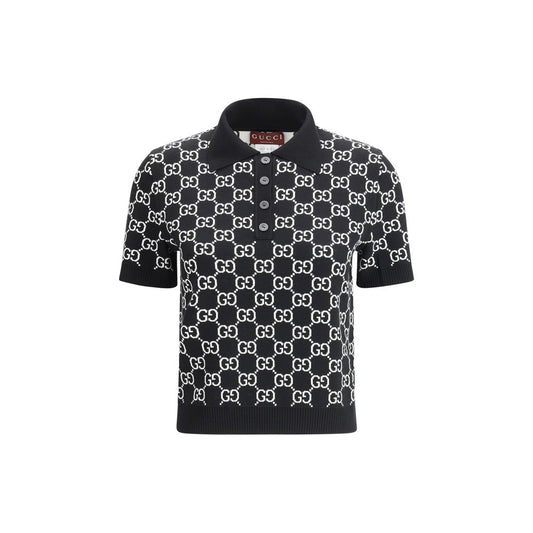 Gucci Black Wool Pattern Shirt 1728,72470364320,Black,Clothing,Gucci,New with tags,Pattern - Shirts - Clothing,S,Shirts - Clothing,Women,XS