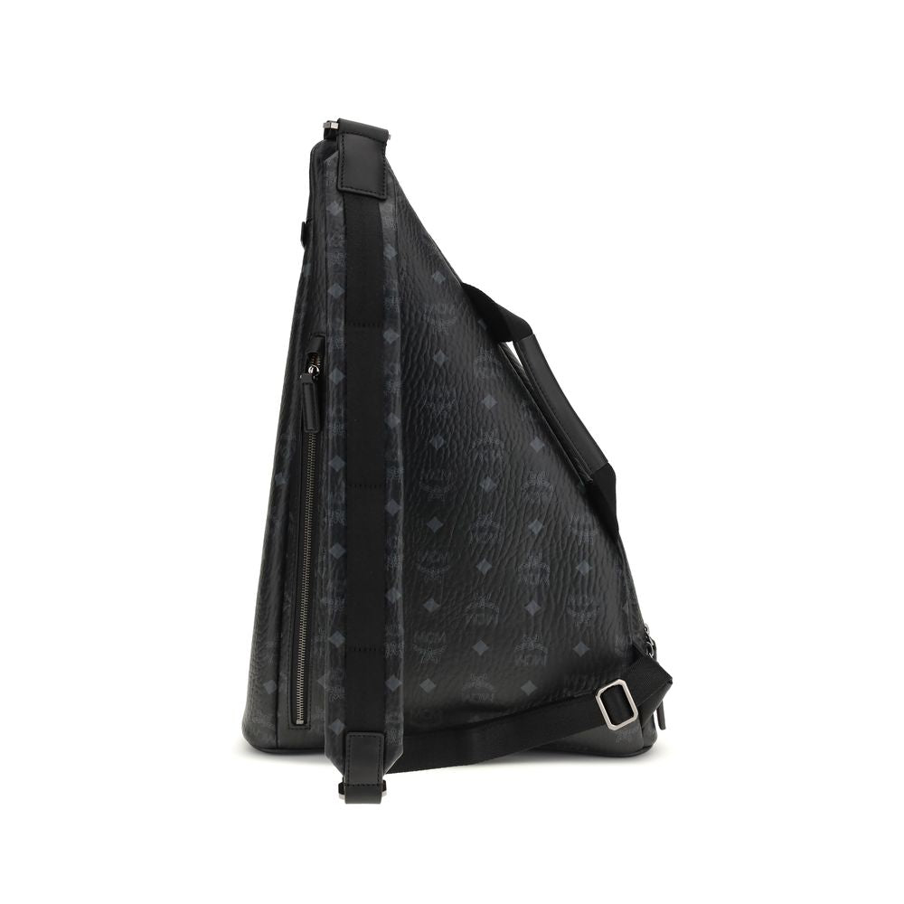 MCM Black Fabric Shoulder Bag1728,72470364320,Bags,Black,MCM,Men,New with tags,Shoulder Bags - Bags