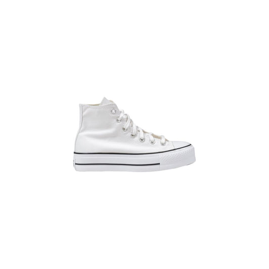 Converse White Polyester Platform Sneakers 1728,71956299936,Converse,EU36.5/US6.5,EU36/US6,EU37.5/US7.5,EU37/US7,EU38/US8,EU39.5/US9.5,EU39/US9,EU40/US10,EU41/US11,New with tags,Platform - Sneakers - Shoes,Shoes,Sneakers - Shoes,White,Women