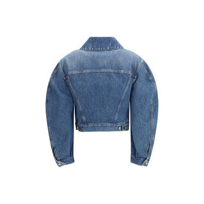 Givenchy Blue Cotton Denim Jacket 1728,72470364320,Blue,Clothing,Denim Jackets - Jackets & Coats - Clothing,Givenchy,IT36 | XS,IT40 | M,Jackets & Coats - Clothing,New with tags,Women