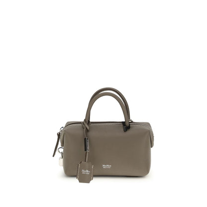 Max Mara Gray Calf Leather Bos Taurus Handbag 1728,72470364320,Bags,Gray,Handbags - Bags,Max Mara,New with tags,Women