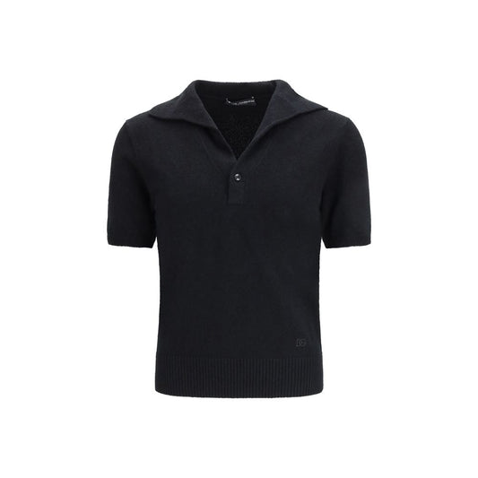 Dolce & Gabbana Black Cotton Polo Shirt 1728,72470364320,Black,Clothing,Dolce & Gabbana,IT46 | S,IT50 | L,IT52 | XL,Men,New with tags,Polo Shirts - T-Shirts - Clothing,T-Shirts - Clothing