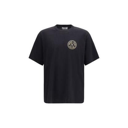 Versace Jeans Black Cotton T-Shirt