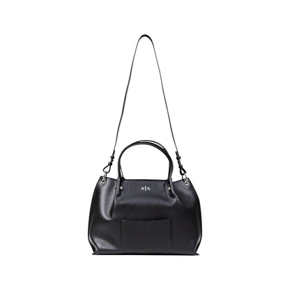 Armani Exchange Black Polyester Handbag