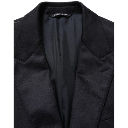 Dolce & Gabbana Black Cashmere Single Breasted Blazer Jacket