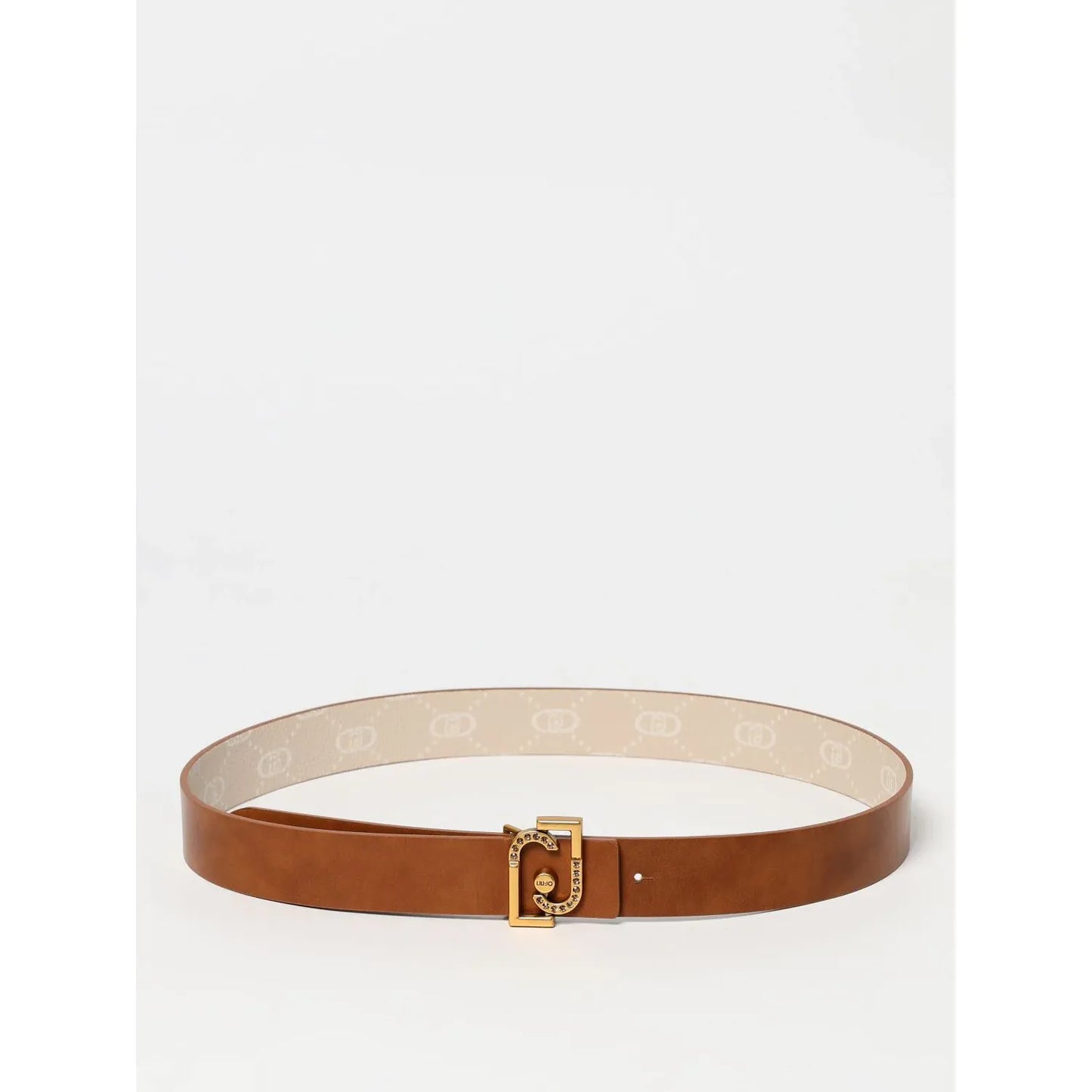 Liu Jo Beige Leather Regular Belt