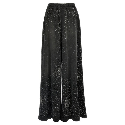 Giuseppe Di Morabito Black Cotton Joggers (Workout Pants)
