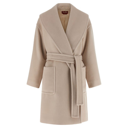 Max Mara Beige Wool Coat