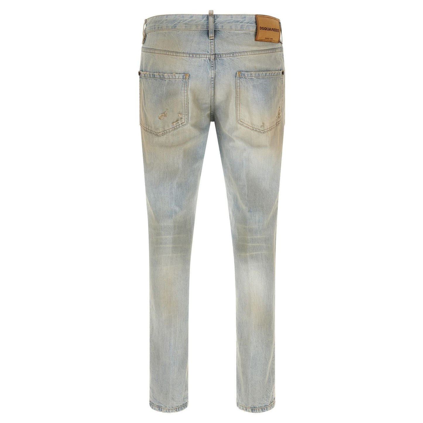 Dsquared² Blue Cotton Jeans Denim