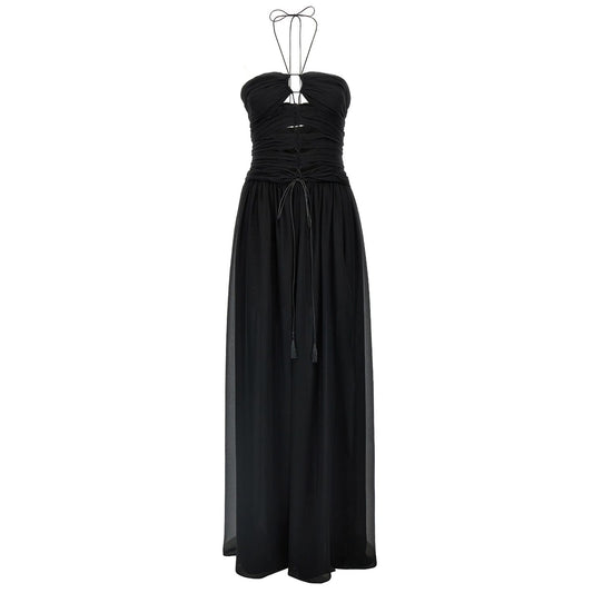 Tom Ford Black Silk Long Dress