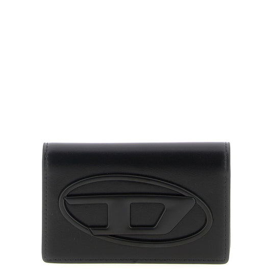 Diesel Black Leather Cardholder