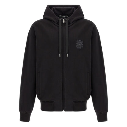 Dolce & Gabbana Black Cotton Sweatshirt