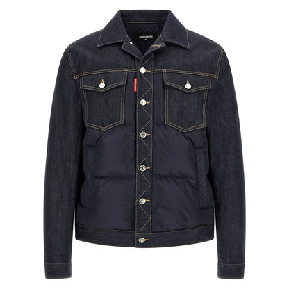 Dsquared² Blue Cotton Denim Jacket