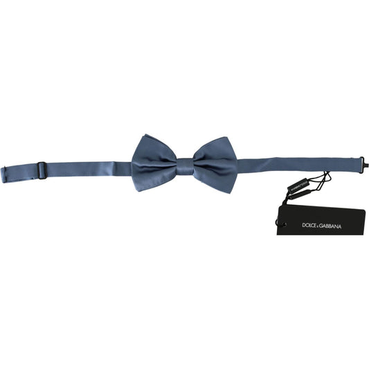 Dolce & Gabbana Blue 100% Silk Adjustable Neck Papillon Bow tie1728,67345645728,Accessories,Blue,Bowties - Ties and Formal Accessories - Accessories,Dolce & Gabbana,Material: 100% Silk,Men,Men - Accessories,New with tags,Ties & Bowties - Men - Accessories