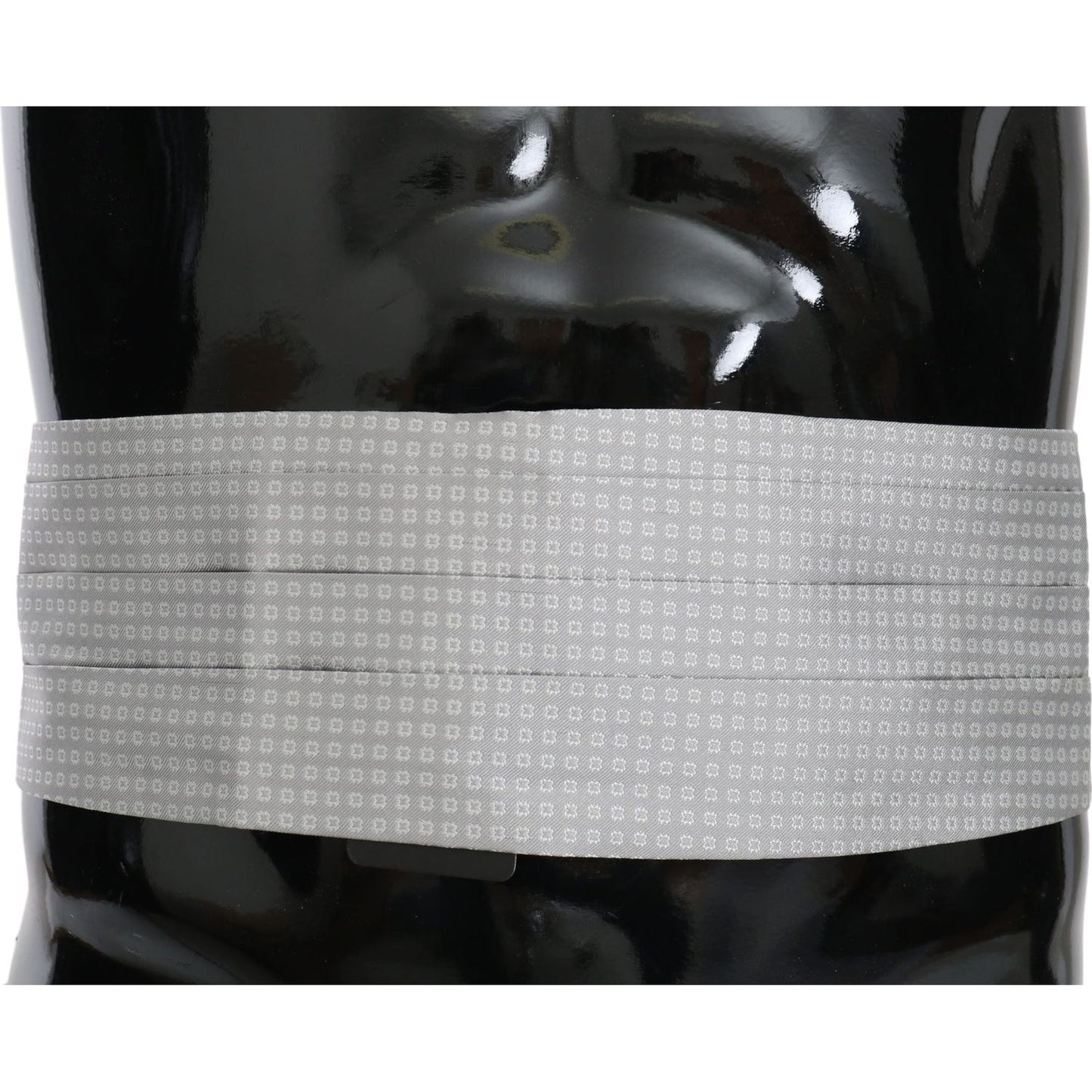 Dolce & Gabbana Gray Patterned Waist Belt Silk Cummerbund 1728,67345645728,Accessories,Belts - Accessories,Cummerbund - Men - Accessories,Dolce & Gabbana,Gray,High-Waist Belts - Belts - Accessories,IT50 | L,IT52 | XL,IT54 | XXL,Material: 100% Silk,Men,Men