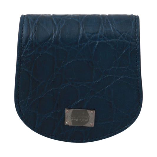 Dolce & Gabbana Blue Leather Holder Pocket Condom Case1728,67345645728,Accessories,Blue,Dolce & Gabbana,Material: 100% Caimano,Men,Men - Accessories,New with tags,Other - Men - Accessories,Wallets - Accessories,Wallets - Wallets - Accessories