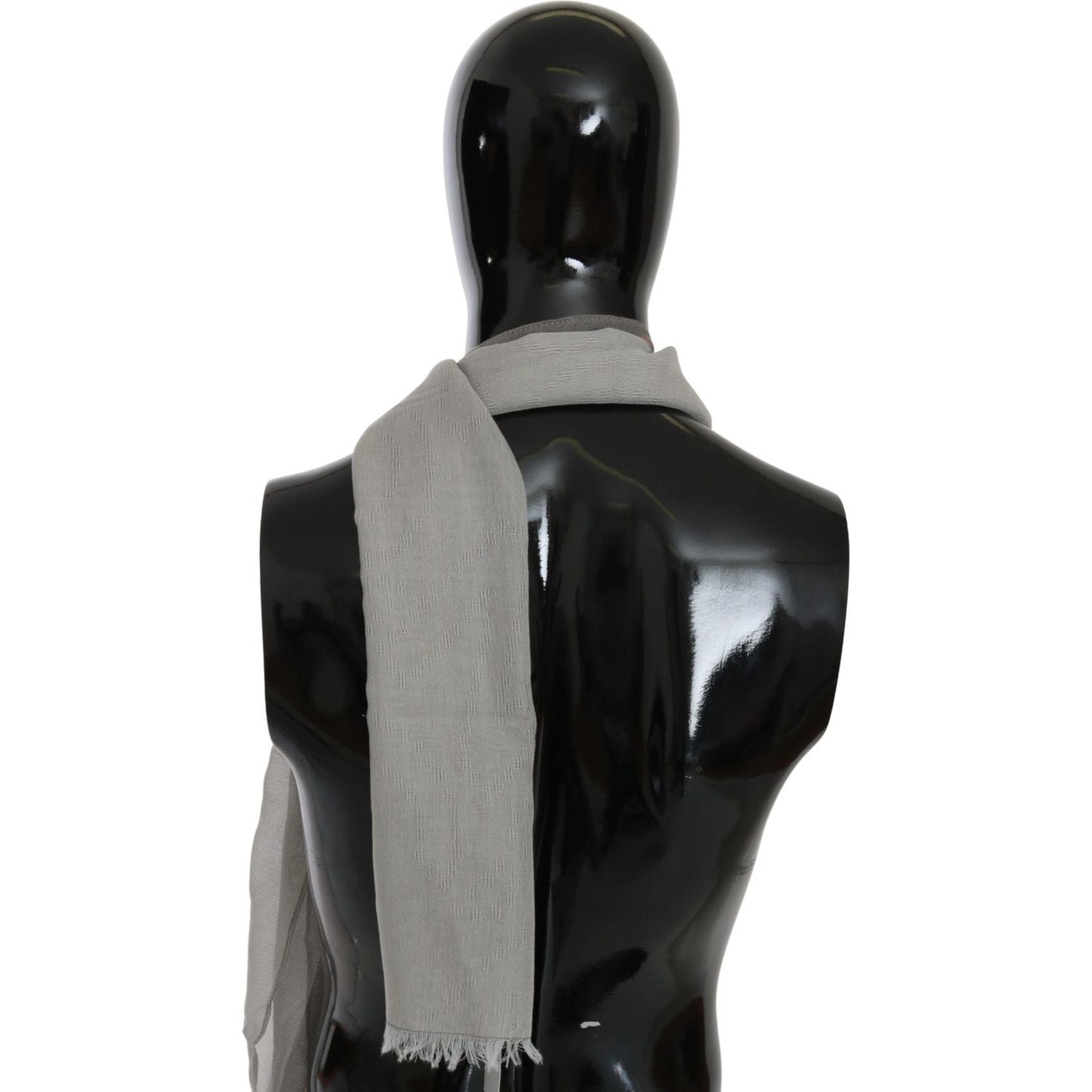 Costume National Gray Fringe Neck Wrap Cotton Scarf 1728,67345645728,Accessories,Costume National,Gray,Material: 100% Cotton,Men,Men - Accessories,New with tags,Scarves - Accessories,Scarves - Men - Accessories,Scarves - Scarves - Accessories