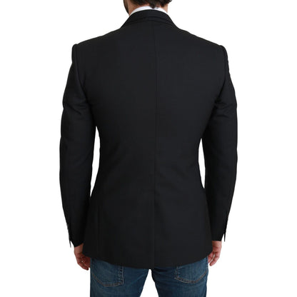 Dolce & Gabbana Black Single Breasted Formal Wool Blazer1728,67345645728,Black,Blazers - Men - Clothing,Blazers - Suits & Blazers - Clothing,Clothing,Dolce & Gabbana,IT46 | S,Material: 100% Virgin Wool,Men,Men - Clothing,New with tags,Suits & Blazers - Cl