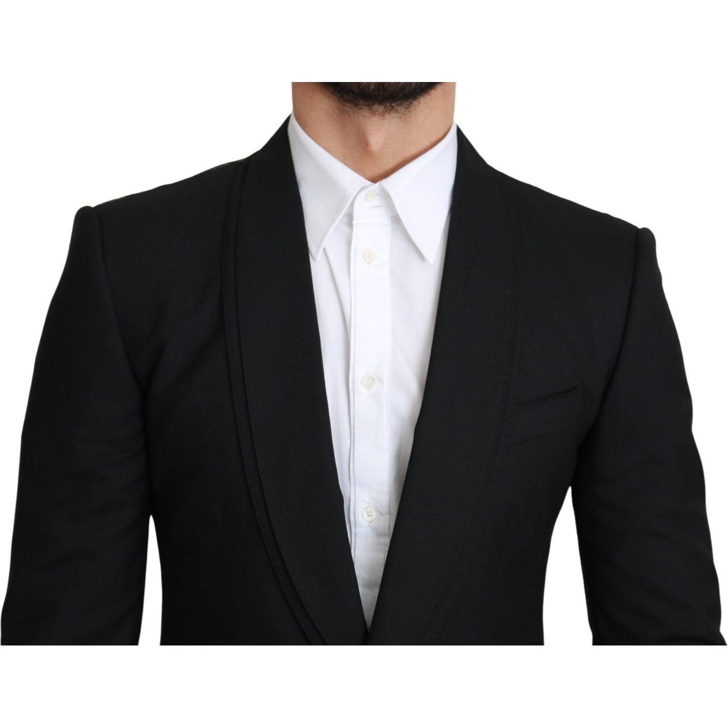 Dolce & Gabbana Black Single Breasted Formal Wool Blazer1728,67345645728,Black,Blazers - Men - Clothing,Blazers - Suits & Blazers - Clothing,Clothing,Dolce & Gabbana,IT46 | S,Material: 100% Virgin Wool,Men,Men - Clothing,New with tags,Suits & Blazers - Cl