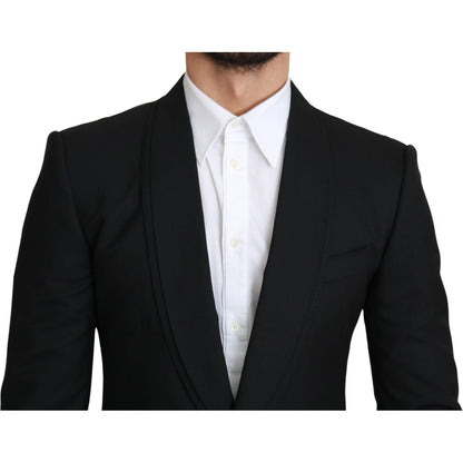 Dolce & Gabbana Black Single Breasted Formal Wool Blazer1728,67345645728,Black,Blazers - Men - Clothing,Blazers - Suits & Blazers - Clothing,Clothing,Dolce & Gabbana,IT46 | S,Material: 100% Virgin Wool,Men,Men - Clothing,New with tags,Suits & Blazers - Cl