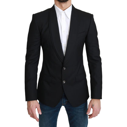 Dolce & Gabbana Black Single Breasted Formal Wool Blazer1728,67345645728,Black,Blazers - Men - Clothing,Blazers - Suits & Blazers - Clothing,Clothing,Dolce & Gabbana,IT46 | S,Material: 100% Virgin Wool,Men,Men - Clothing,New with tags,Suits & Blazers - Cl