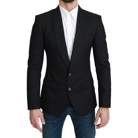 Dolce & Gabbana Black Single Breasted Formal Wool Blazer1728,67345645728,Black,Blazers - Men - Clothing,Blazers - Suits & Blazers - Clothing,Clothing,Dolce & Gabbana,IT46 | S,Material: 100% Virgin Wool,Men,Men - Clothing,New with tags,Suits & Blazers - Cl