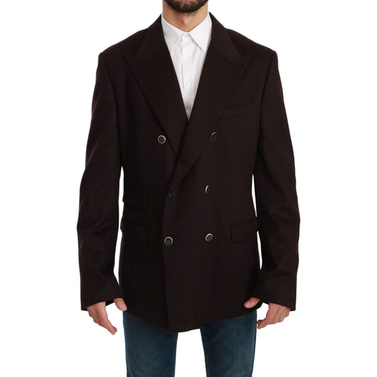 Dolce & Gabbana Bordeaux Cashmere Coat TAORMINA Blazer1728,67345645728,Blazers - Men - Clothing,Blazers - Suits & Blazers - Clothing,Bordeaux,Clothing,Dolce & Gabbana,IT56 | XXL,Material: 97% Cashmere 3% Elastane,Men,Men - Clothing,New with tags,Suits & B