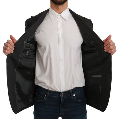 Dolce & Gabbana Gray NAPOLI Slim Fit Jacket Wool Blazer1728,67345645728,Blazers - Men - Clothing,Blazers - Suits & Blazers - Clothing,Clothing,Dolce & Gabbana,Gray,IT46 | S,Material: 88% Wool 8% Nylon 3% Cashmere 1% Elastane,Men,Men - Clothing,New with ta