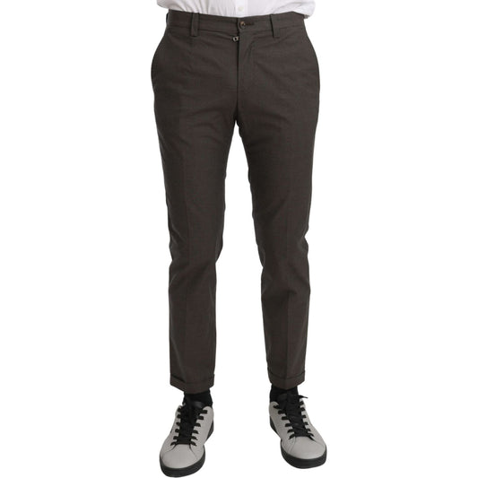 Dolce & Gabbana Brown Casual Mens Trouser 100% Cotton Pants1728,67345645728,Brown,Clothing,Dolce & Gabbana,Dress Pants - Pants - Clothing,IT44 | XS,IT46 | S,Jeans & Pants - Men - Clothing,Material: 100% Cotton,Men,Men - Clothing,New with tags,Pants - Clot