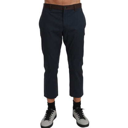 Dolce & Gabbana Brown Stripes Cropped Trousers Pants1728,67345645728,Brown,Clothing,Dolce & Gabbana,Dress Pants - Pants - Clothing,IT44 | XS,IT50 | L,IT52 | XL,IT54 | XL,IT56 | XXL,Jeans & Pants - Men - Clothing,Material: 69% Cotton 31% Nylon,Men,Men - Cl