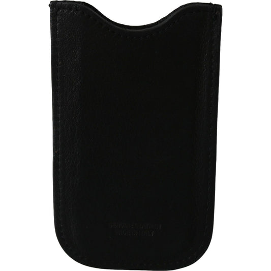 John Galliano leather men’s wallet with multiple card slots, black genuine leather, embossed logo, stylish design, made in Italy.