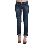 Acht Blue Washed Low Waist Skinny Denim Trouser PAN71216-26