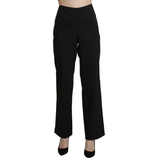 BENCIVENGA Black High Waist Straight Dress Trouser Pants1728,67345645728,BENCIVENGA,Black,Clothing,Dress Pants - Pants - Clothing,IT46|XL,Jeans & Pants - Women - Clothing,Material: Cotton,New with tags,Pants - Clothing,Women,Women - Clothing