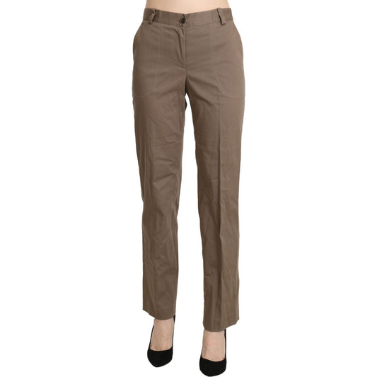 BENCIVENGA Brown High Waist Straight Dress Trouser Pants1728,67345645728,BENCIVENGA,Brown,Clothing,Dress Pants - Pants - Clothing,IT42|M,IT48|XXL,IT50|3XL,Jeans & Pants - Women - Clothing,Material: Cotton,New with tags,Pants - Clothing,Women,Women - Cloth