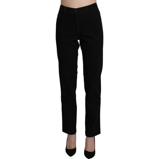 BENCIVENGA Black High Waist Straight Casual Trouser Pant1728,67345645728,BENCIVENGA,Black,Casual Pants - Pants - Clothing,Clothing,IT46|XL,IT50|3XL,IT52 | XL,Jeans & Pants - Women - Clothing,Material: Cotton,New with tags,Pants - Clothing,Women,Women - Cl