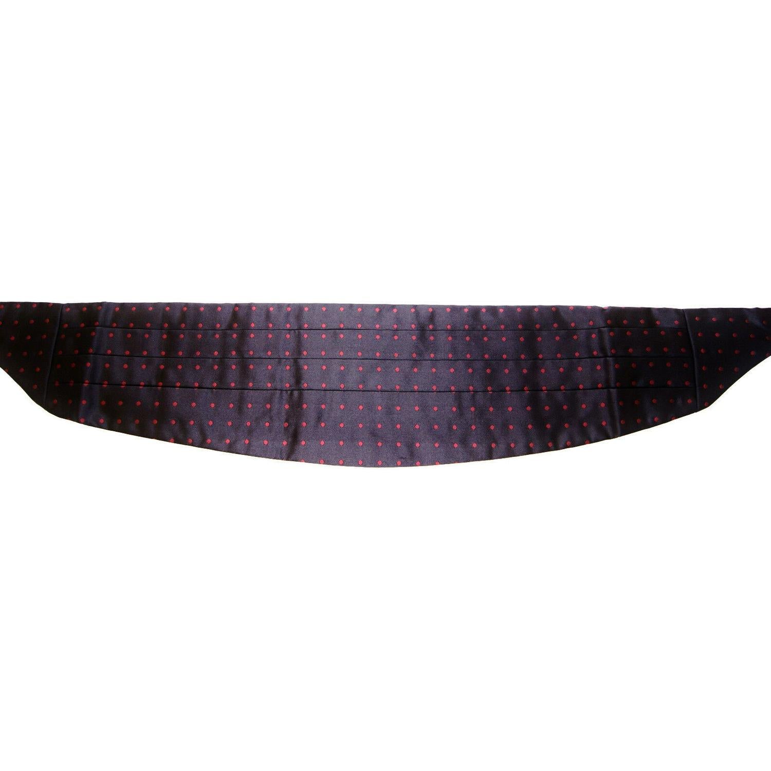 Dolce & Gabbana Black Waist Tuxedo Smoking Belt Cummerbund