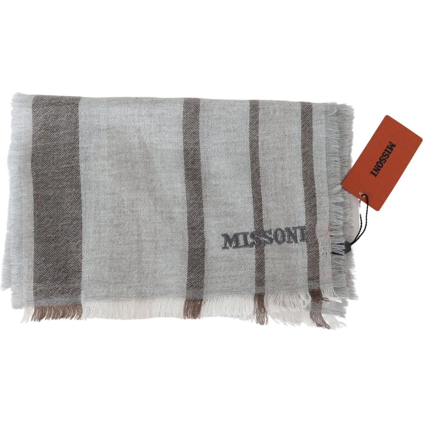 Missoni Multicolor Striped Wool Unisex Neck Wrap Scarf 1728,67345645728,Accessories,Material: 100% Wool,Men,Men - Accessories,Missoni,Multicolor,New with tags,Scarves - Accessories,Scarves - Men - Accessories,Scarves - Scarves - Accessories