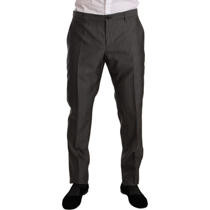 Dolce & Gabbana Gray Metallic MARTINI Slim Fit Set Suit 1728,35% Silk,67345645728,Clothing,Dolce & Gabbana,Gray,IT48 | M,IT50 | L,IT52 | XL,Material: 65% Wool,Men,Men - Clothing,New with tags,Suits & Blazers - Clothing,Suits - Men - Clothing,Two-Piece Sui