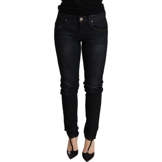 Acht Blue Washed Low Waist Skinny Denim Trouser PAN71238 -26