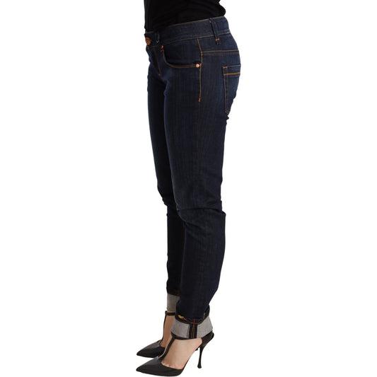 Acht Blue Washed Low Waist Skinny Denim Trouser PAN71239 -26