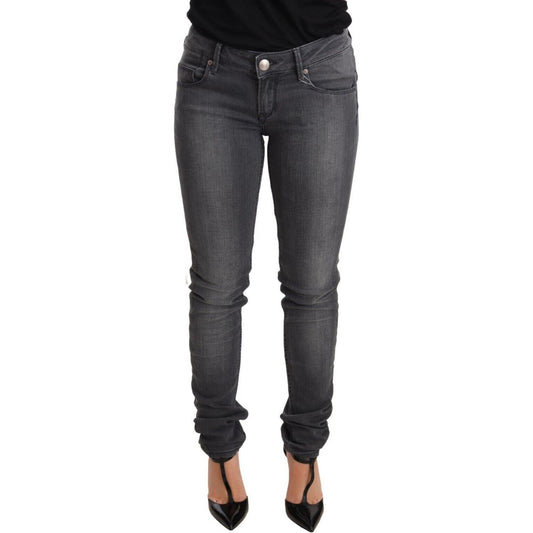 Acht Gray Washed Cotton Slim Fit Low Waist Women Denim Trouser Jeans 1728,67345645728,Acht,Clothing,Gray,Jeans & Pants - Women - Clothing,Jeans Denim - Clothing,Material: Cotton,New with tags,Slim Fit Jeans - Jeans Denim - Clothing,W26,Women,Women - Cloth