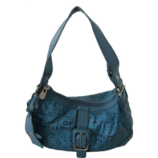 WAYFARER Shoulder Handbag Printed Purse Women Blue VAS9190