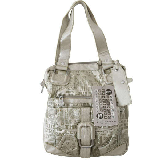 WAYFARER White Printed Handbag Shoulder Fabric Purse 1728,67345645728,Bags,Handbags - Bags,Material: Fabric,New with tags,Shoulder Bags - Bags,Shoulder Bags - Women - Bags,WAYFARER,White,Women,Women - Bags