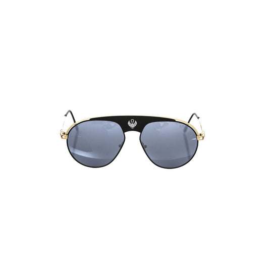 Frankie Morello Black Metallic Men's Sunglass Shield 1728,67345744032,Accessories,Black,Frankie Morello,Glasses and Sunglasses - Accessories,Men,New with tags,Sunglasses,Sunglasses - Glasses and Sunglasses - Accessories,Sunglasses for Men - Sunglasses