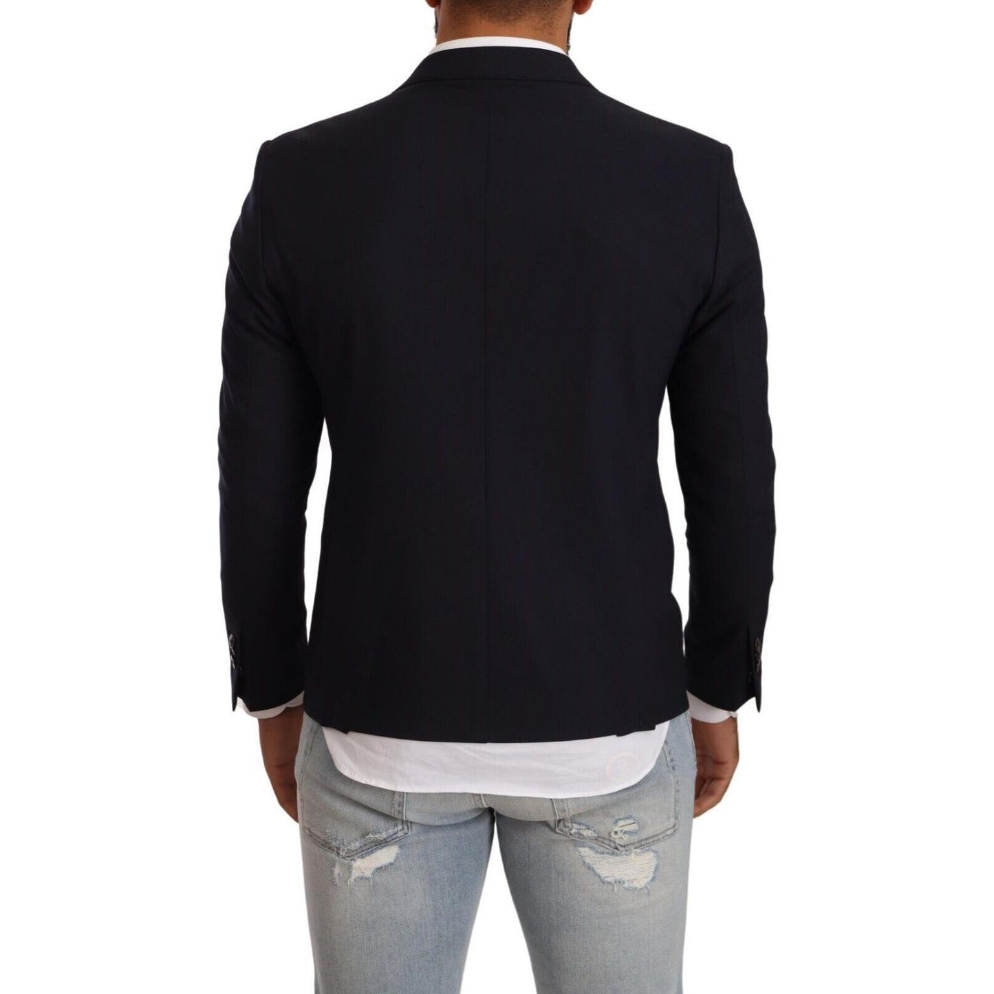 Domenico Tagliente Black Single Breasted One Button Suit Jacket1728,67345645728,Black,Blazers - Suits & Blazers - Clothing,Clothing,Domenico Tagliente,IT52 | XL,Jackets - Men - Clothing,Men,Men - Clothing,New with tags,Suits & Blazers - Clothing